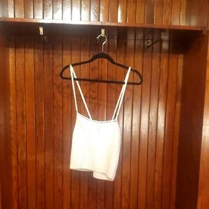 ASOS DESIGN SIZE 12 Elegant White Crochet Women's Top